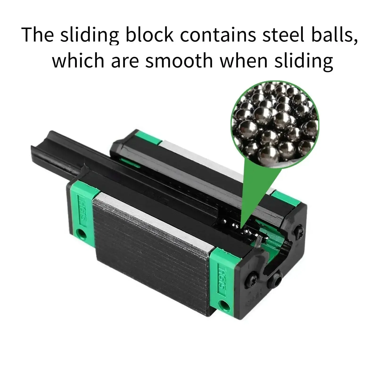 2 Piece 800mm HGR20 Linear Guide Rail Kit With 4 HGH20CA Carriages For DIY CNC Routers Lathes Mills And 3D Printers Includes Wrench And Plastic Dust Caps For Maker Friendly Smooth Precision And Durable Performance - Image 4