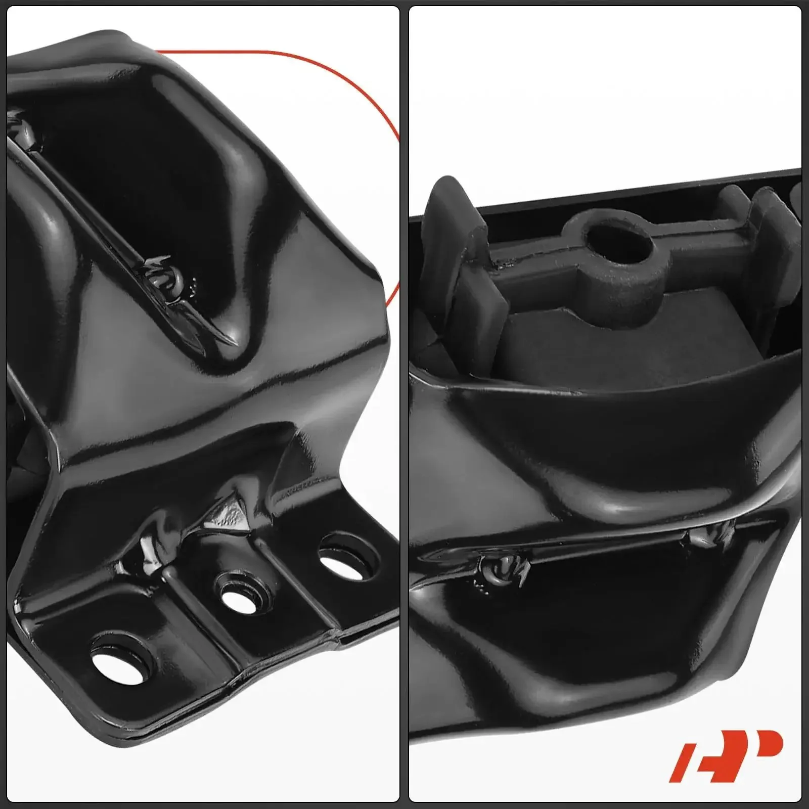 2-Piece Front Left And Right Engine Motor Mount Set For Chevy GMC Cars And SUVs Fits Malibu Impala Camaro C10 C20 Suburban Blazer Caprice Jimmy K1500 And More Durable Engine Mounts For V8 V6 Engines - Image 4