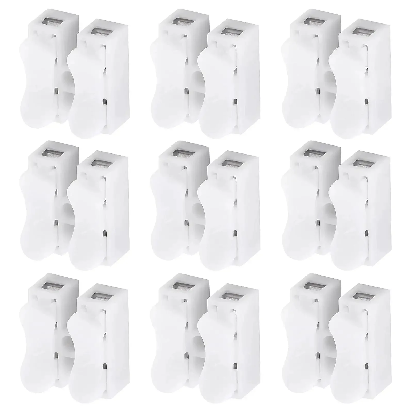 2 Pin Wire Connectors Set With 100 Pcs Spring Terminal Cable Clamps Quick Connectors For LED Strip Light Wiring Durable Flame Retardant Plastic Shell High Conductivity Copper Core For Easy No Fuss Reliable Electrical Wire Joining - Image 2