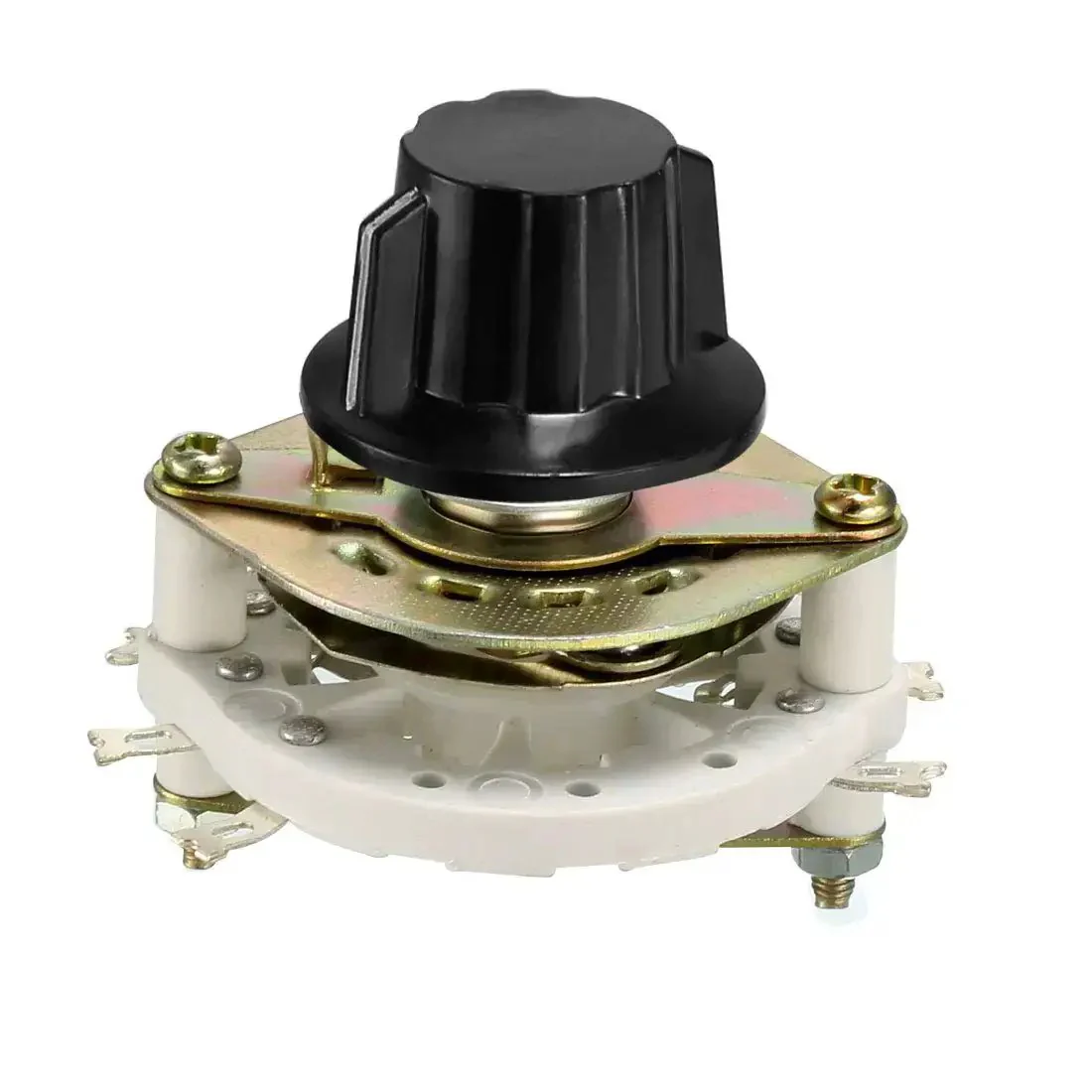 2 Pole 2 Position Band Selector Rotary Switch With Knob, 1 Deck, 6mm Shaft, 9.7mm Mount Hole, 6 Pins, Fits Compact Electronics And DIY Radio Projects Today