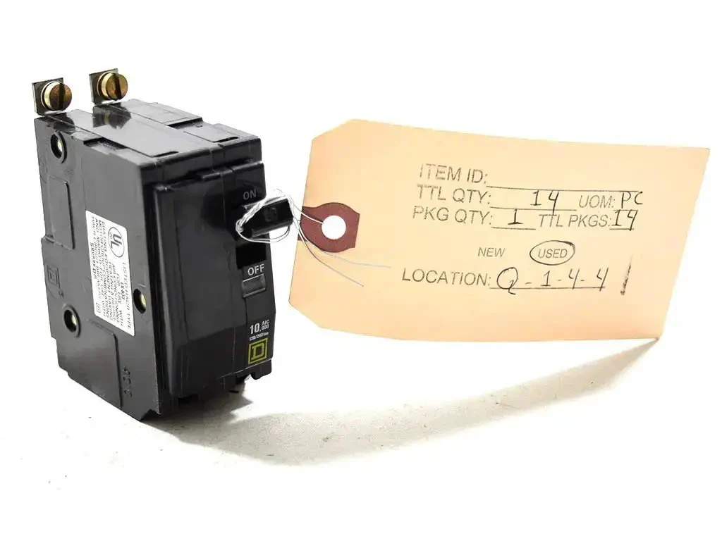 2 Pole Bolt On Circuit Breaker 20 Amp 120 240 VAC And 48 VDC QOB220 Style UL CSA Approved For Panelboards Appliances And Lighting Surplus With 10 KA Interrupting Rating At 120 240 VAC And 5 KA At 48 VDC - Image 2