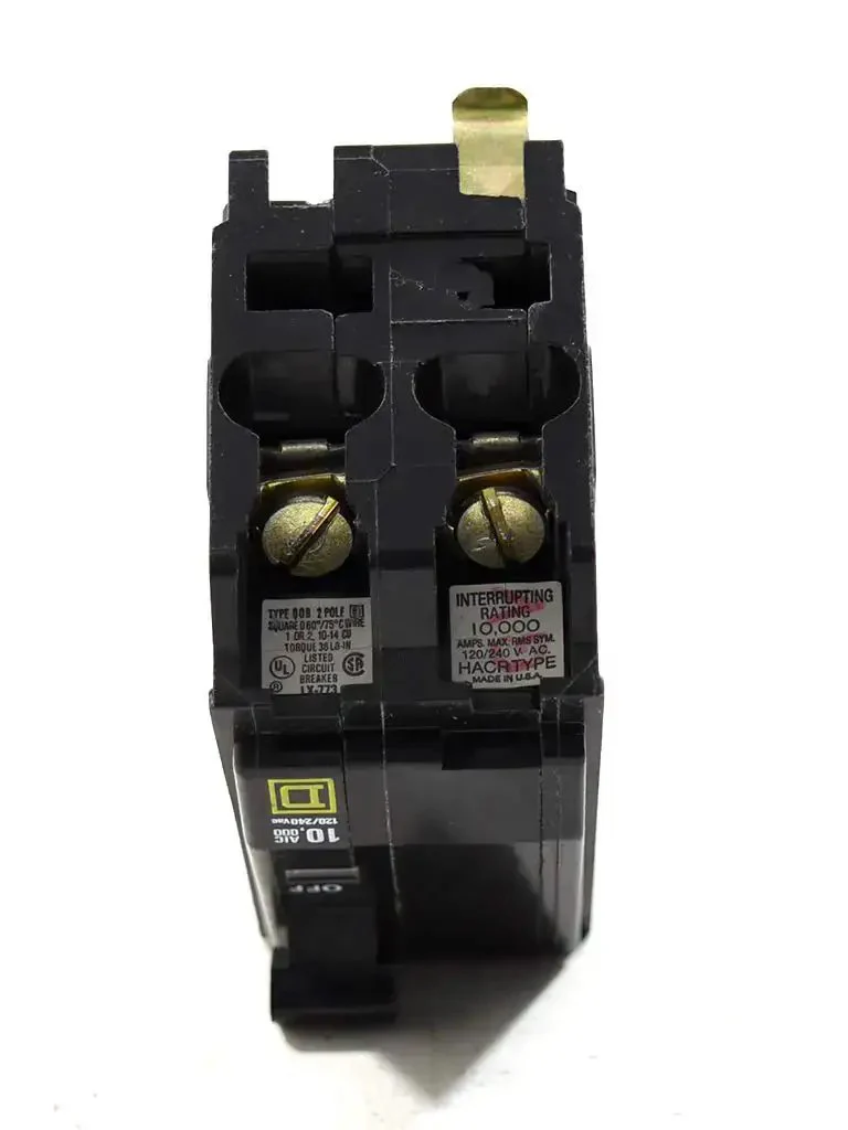 2 Pole Bolt On Circuit Breaker 20 Amp 120 240 VAC And 48 VDC QOB220 Style UL CSA Approved For Panelboards Appliances And Lighting Surplus With 10 KA Interrupting Rating At 120 240 VAC And 5 KA At 48 VDC - Image 5