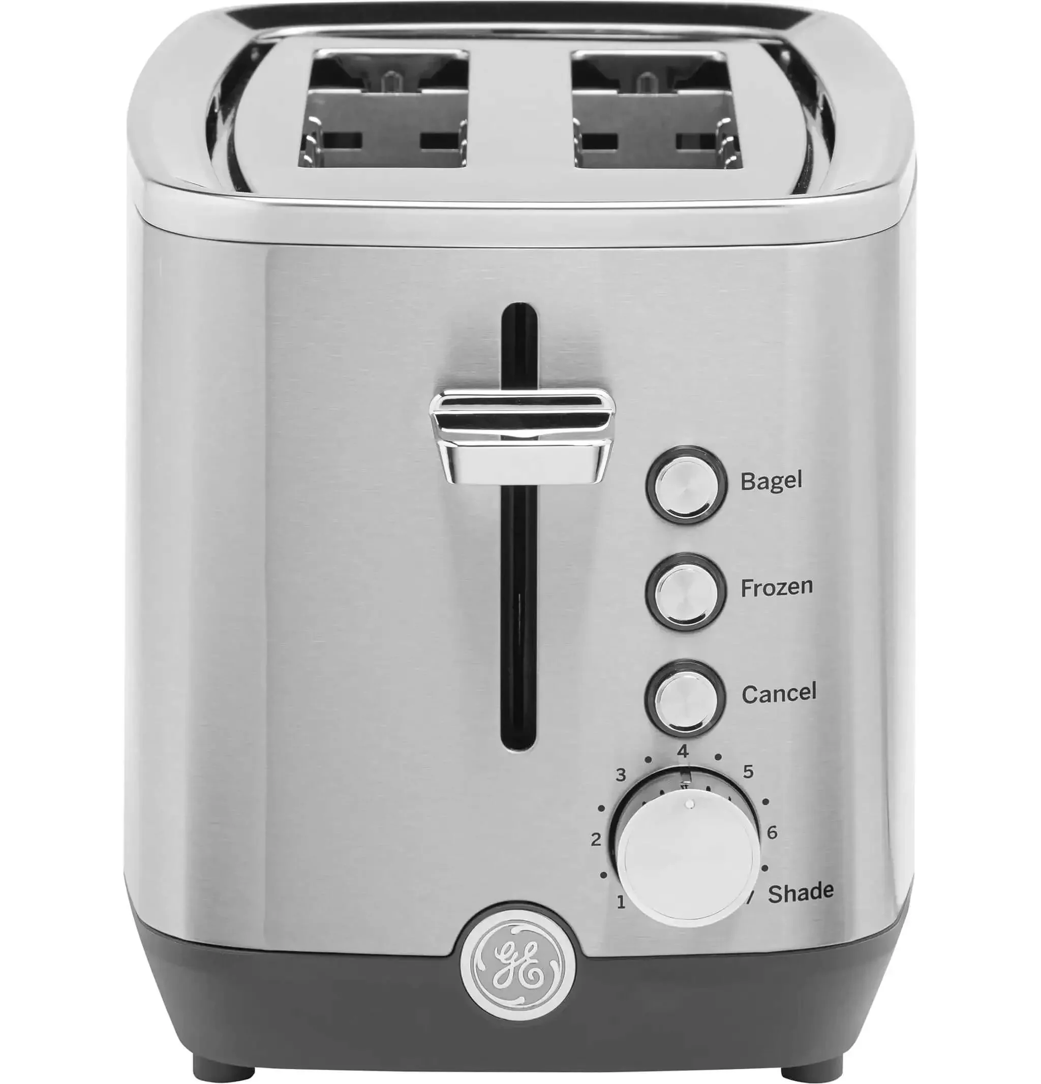 2 Slice Stainless Steel Toaster With Extra Wide Slots For Bagels, Bread, Waffles And More, 7 Shade Settings From Light To Dark, Removable Crumb Tray, 850 Watts, Big On Performance For Any Kitchen