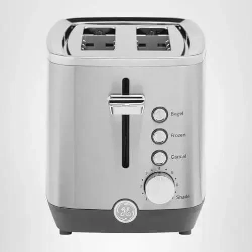 2 Slice Stainless Steel Toaster With Extra Wide Slots For Bagels, Bread, Waffles And More, 7 Shade Settings From Light To Dark, Removable Crumb Tray, 850 Watts, Big On Performance For Any Kitchen - Image 2