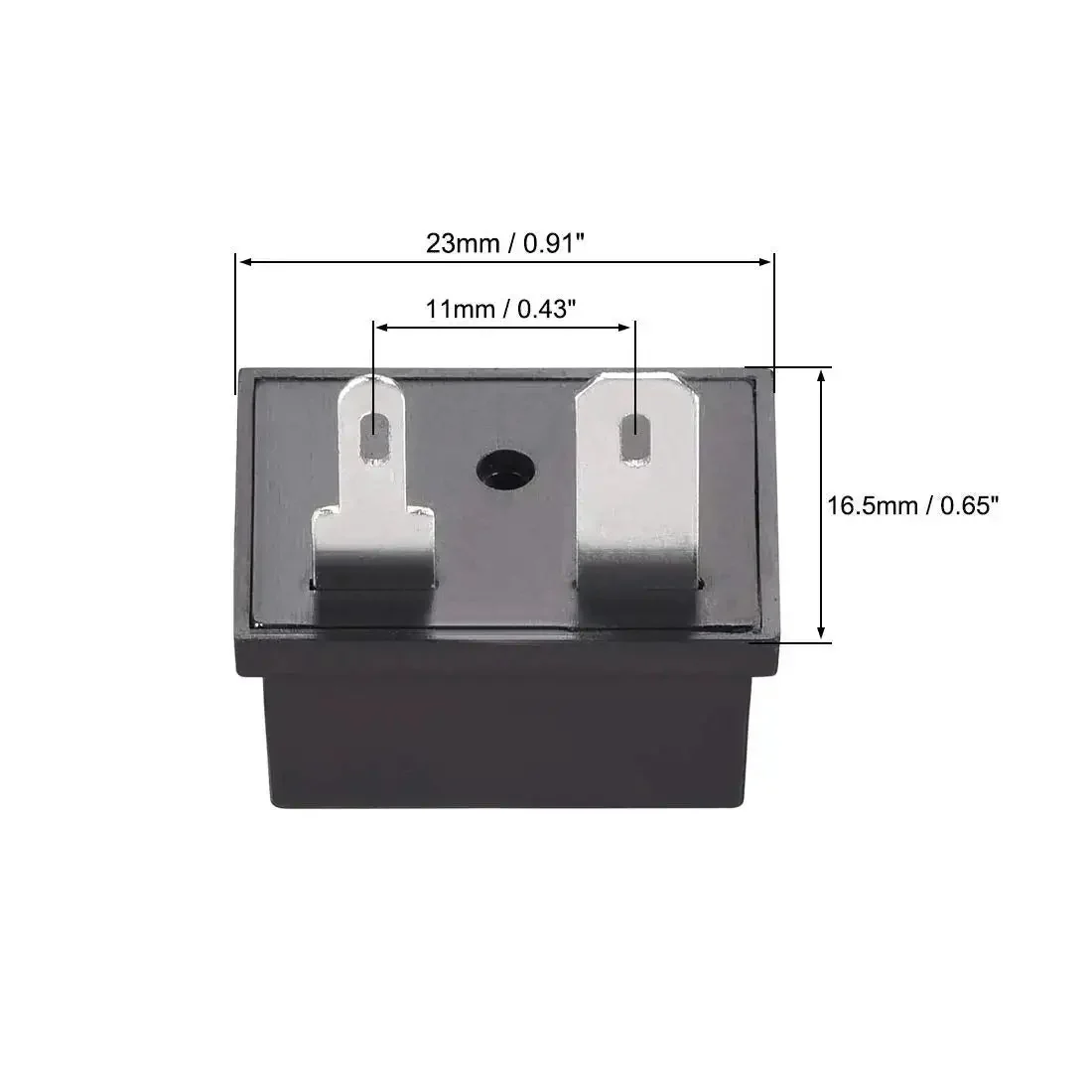 2 Way Spring Speaker Terminal Clip Push Release Connector 2 Positions With Rock Solid Spring Load Red Black Color Coding Fits AWG 24-16 Speaker Wire Board Strip Terminal Blocks Pack Of 10 - Image 2
