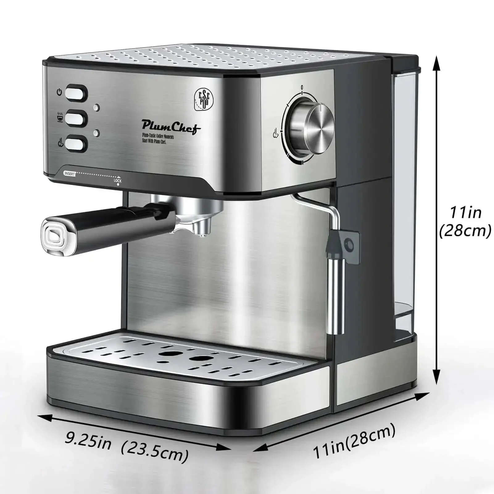 20 Bar Espresso Machine With Milk Frother Steam Wand Compact Home Espresso Maker For Latte And Cappuccino Low Noise Quick Brew 54 Oz Water Tank Pro Grade Flavor And Rich Crema At Home - Image 6