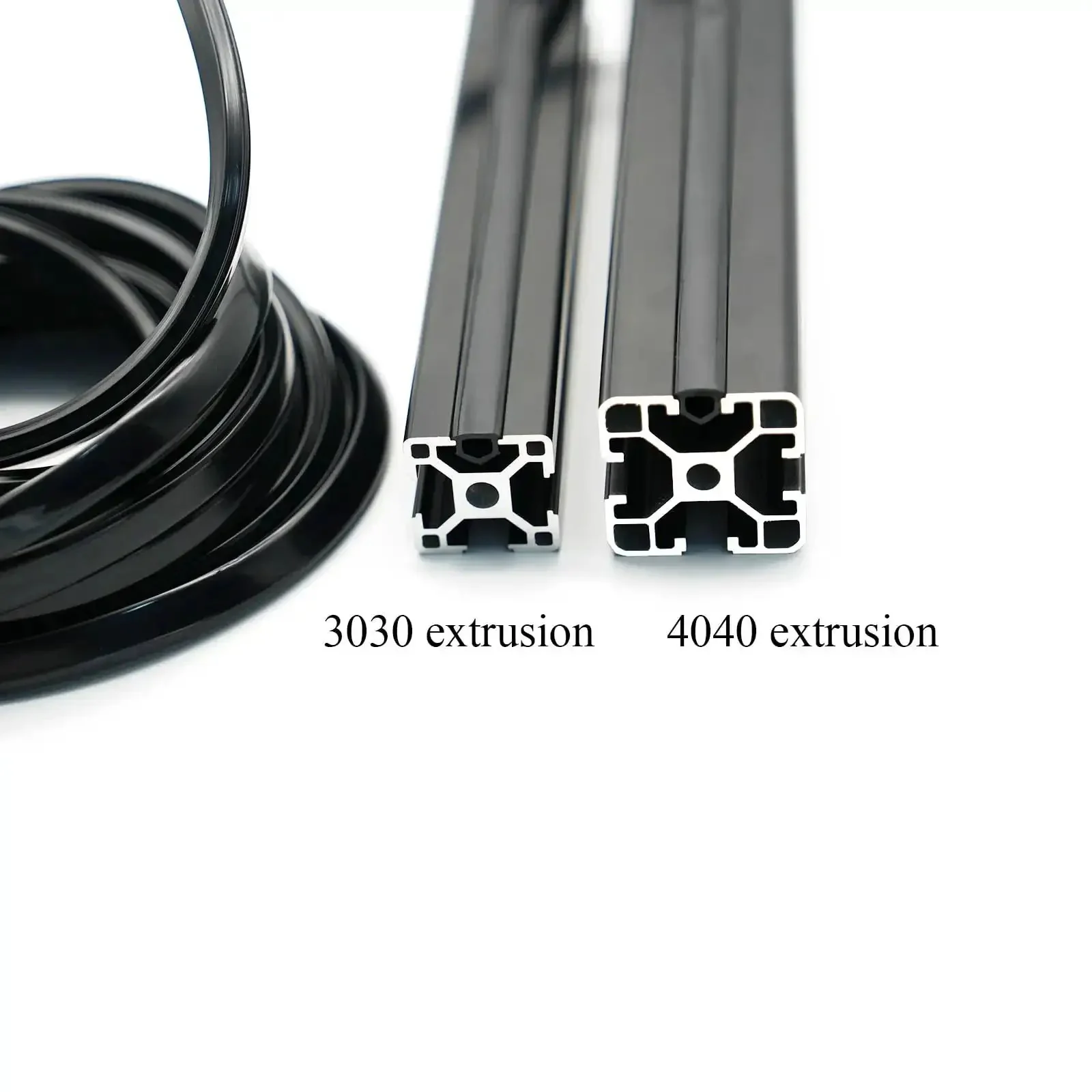 20 Meters 8mm Soft Cover Flat Seal Strip For 30 And 40 Series Aluminum Extrusion V Slot And T Slot Dust Protection Black For 3030 4040 Profiles Budget Friendly Easy Install Durable And Flexible - Image 2