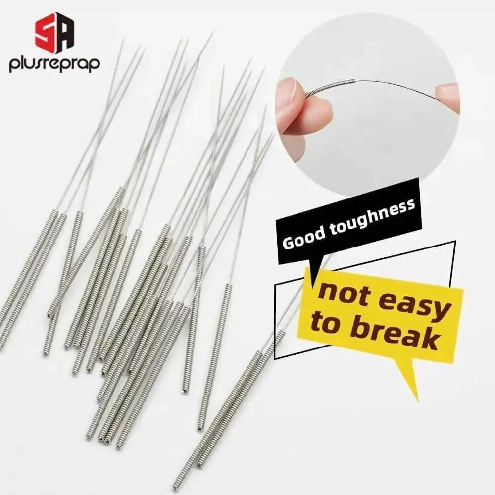 20 Pack 0.4mm Stainless Steel Nozzle Cleaning Needles for 3D Printers Quick Clog Removal and Deep Cleaning Fits Creality Ender 3 K1 MK8 V6 and Similar Models Rugged Pro Grade Tools for Smooth High Quality Prints - Image 8