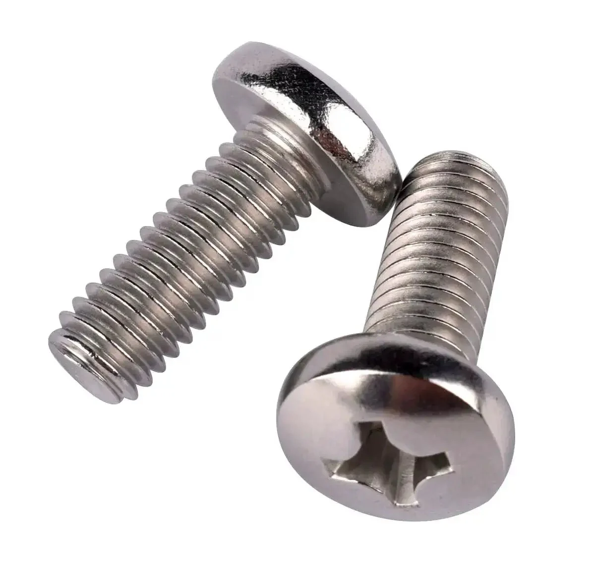20 Pack 1/4-20 x 1/2 Pan Head Phillips Machine Screws 304 Stainless Steel 18-8 Full Thread Corrosion-Resistant Fasteners For DIY Projects Electronics And Heavy-Duty Home Repairs - Image 2