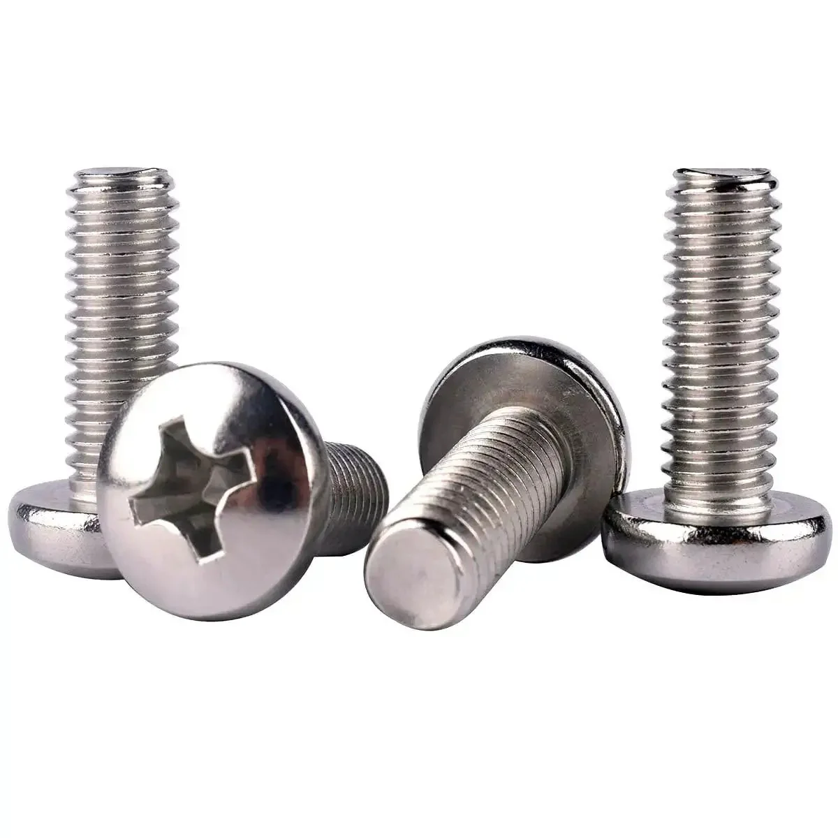 20 Pack 1/4-20 x 1/2 Pan Head Phillips Machine Screws 304 Stainless Steel 18-8 Full Thread Corrosion-Resistant Fasteners For DIY Projects Electronics And Heavy-Duty Home Repairs - Image 3