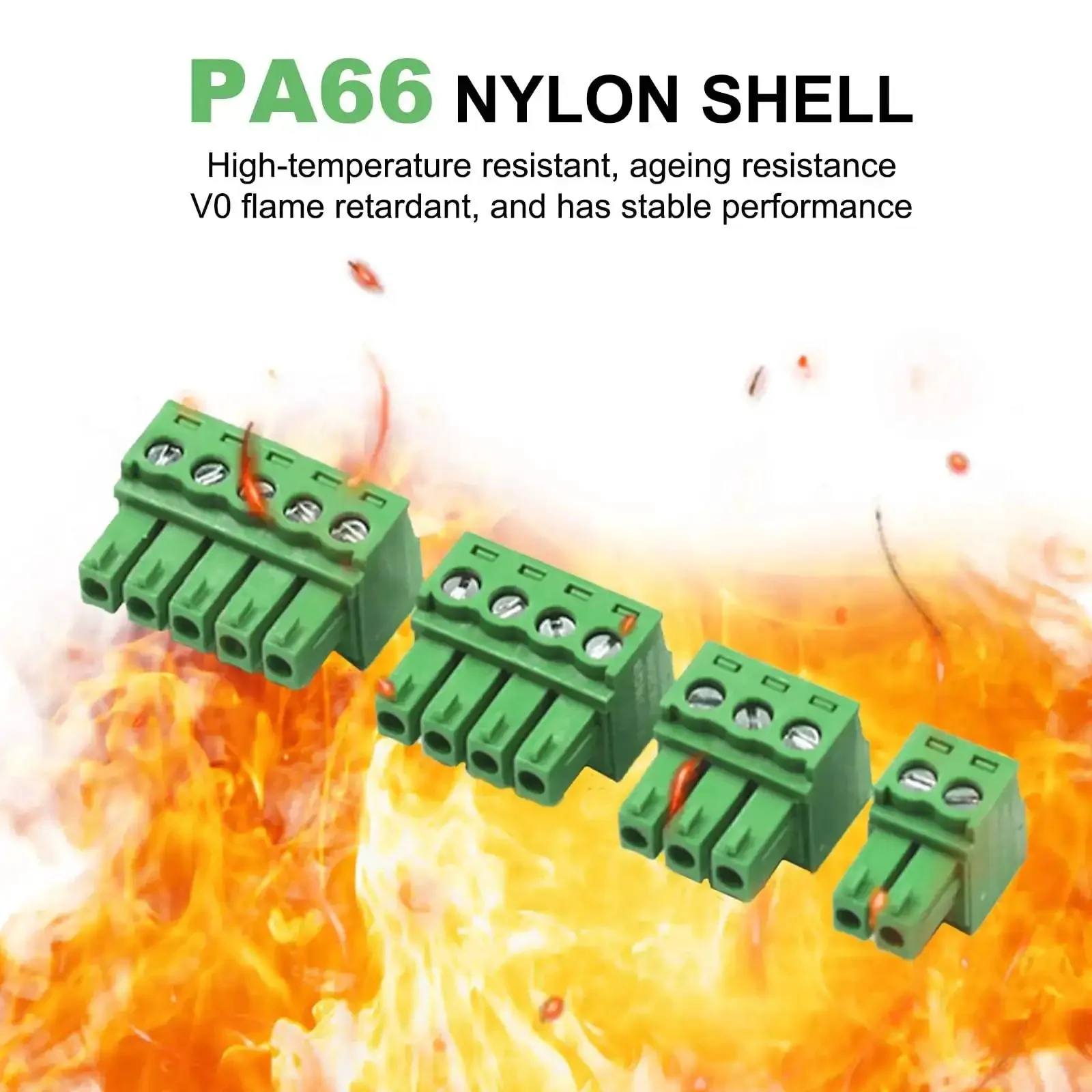 20 Pack 3.81mm 3 Pin Quick Connector PCB Screw Terminal Block Plug For 28 To 16 AWG Cable Easy Screw Wiring No Solder Required Durable Terminal Connector Kit For DIY Projects - Image 5