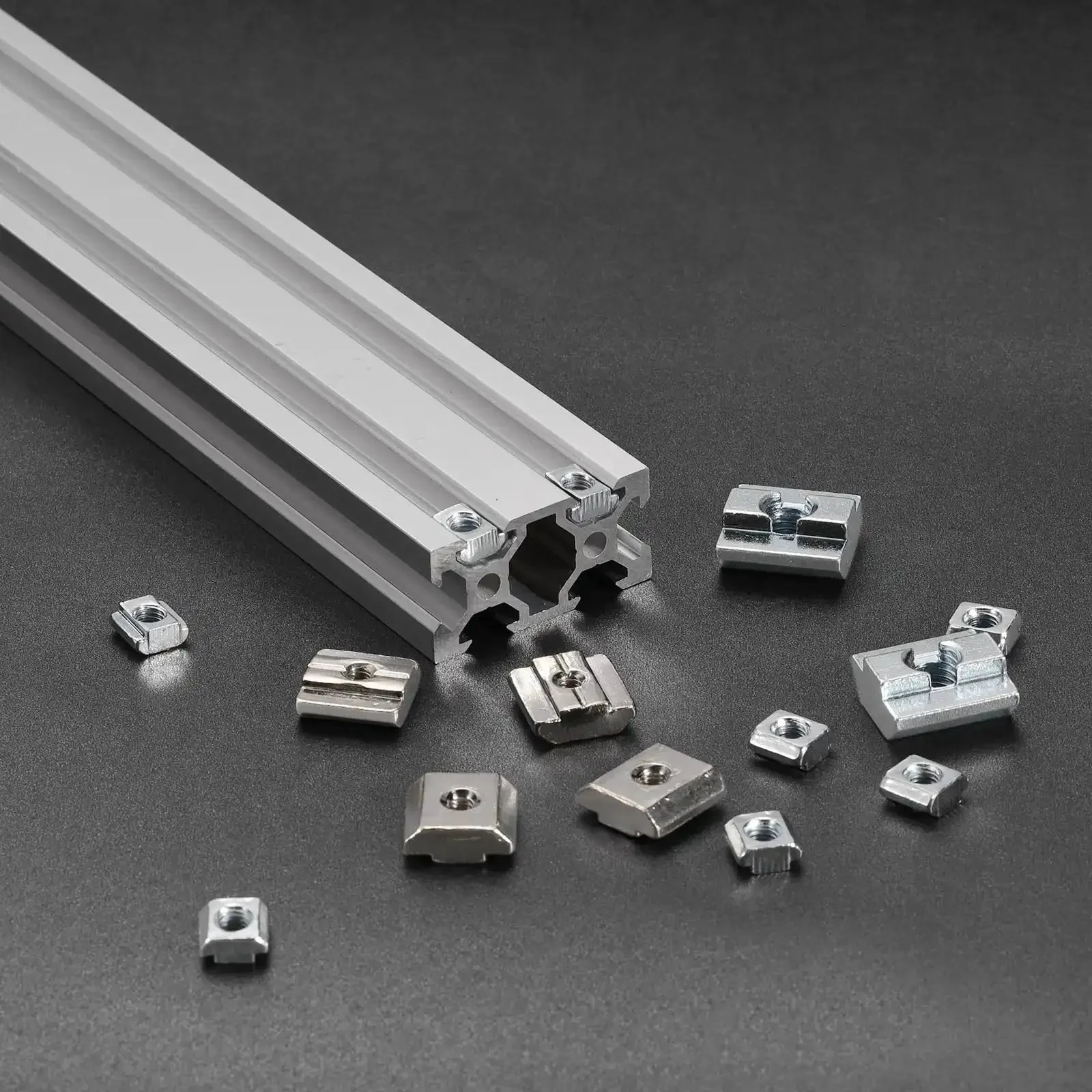20 Pack M5 Hammer Head T Nuts Nickel Plated Carbon Steel For 4040 Aluminum Extrusion Sliding T Slot Bolts For Easy Mounting And A Solid Boss Fit In DIY Projects And Machinery Frames - Image 3