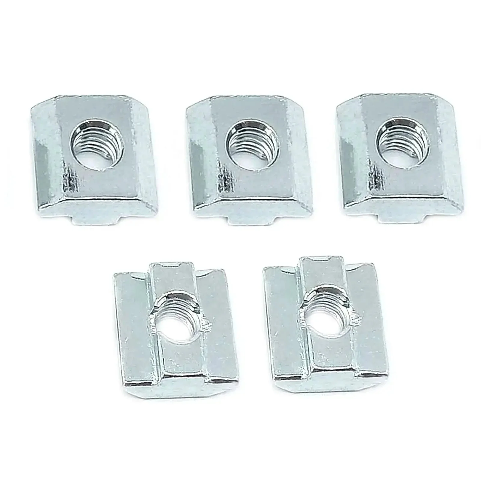 20 Pack T Nuts Sliding Slot Nuts For 40 Series Aluminum Extrusions M8 Threaded Slide Fit 4040 Profiles Durable Zinc Nickel Plated Hardware For DIY Builds And Industrial Projects