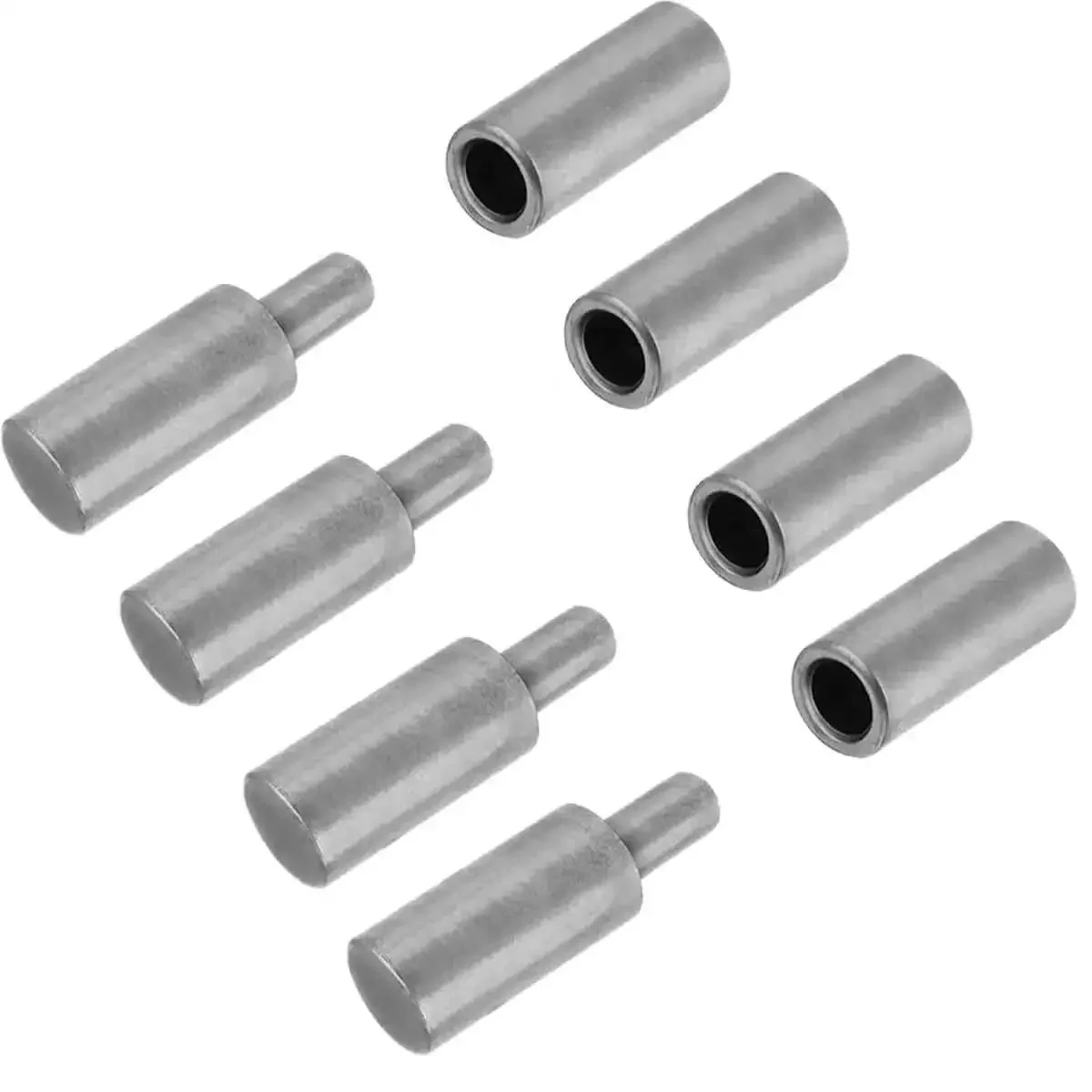 20-Pack Weldable Barrel Hinges Built Tough Two And Three Eighths Inch By One Half Inch Heavy Duty Steel Weld On Bullet Door Hinges Detachable For Trailer Ramp Gates And Swing Doors 360 Degree Swivel - Image 2