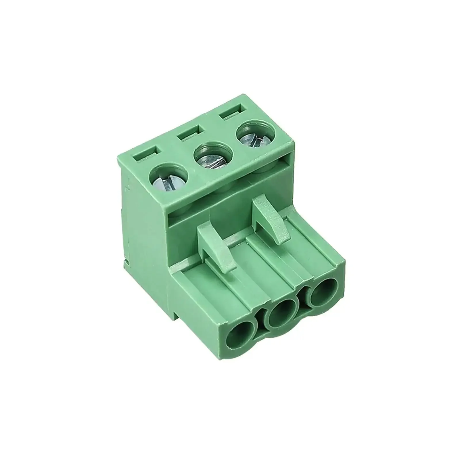 20 Pcs 3 Pin 5.08mm Pitch Pluggable PCB Angle Screw Terminal Block Plug Connector Socket Panel Mount DIY Kit 28 12AWG Wire AC 300V 10A Quick Release Screws Snaps Together for Easy Wiring - Image 6
