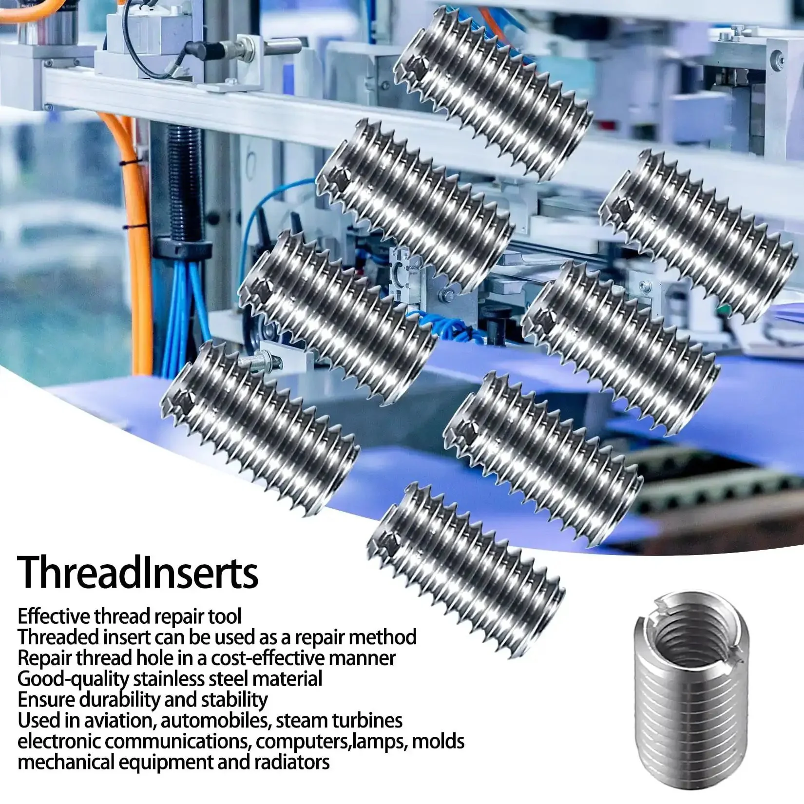 20 Pcs Thread Reducing Nuts M8 Male To M6 Female Threaded Reducers Adapters Sleeve Bolts Beefy Pro Grade Stainless Steel Set For Heavy Duty Thread Repair And Custom Projects - Image 5