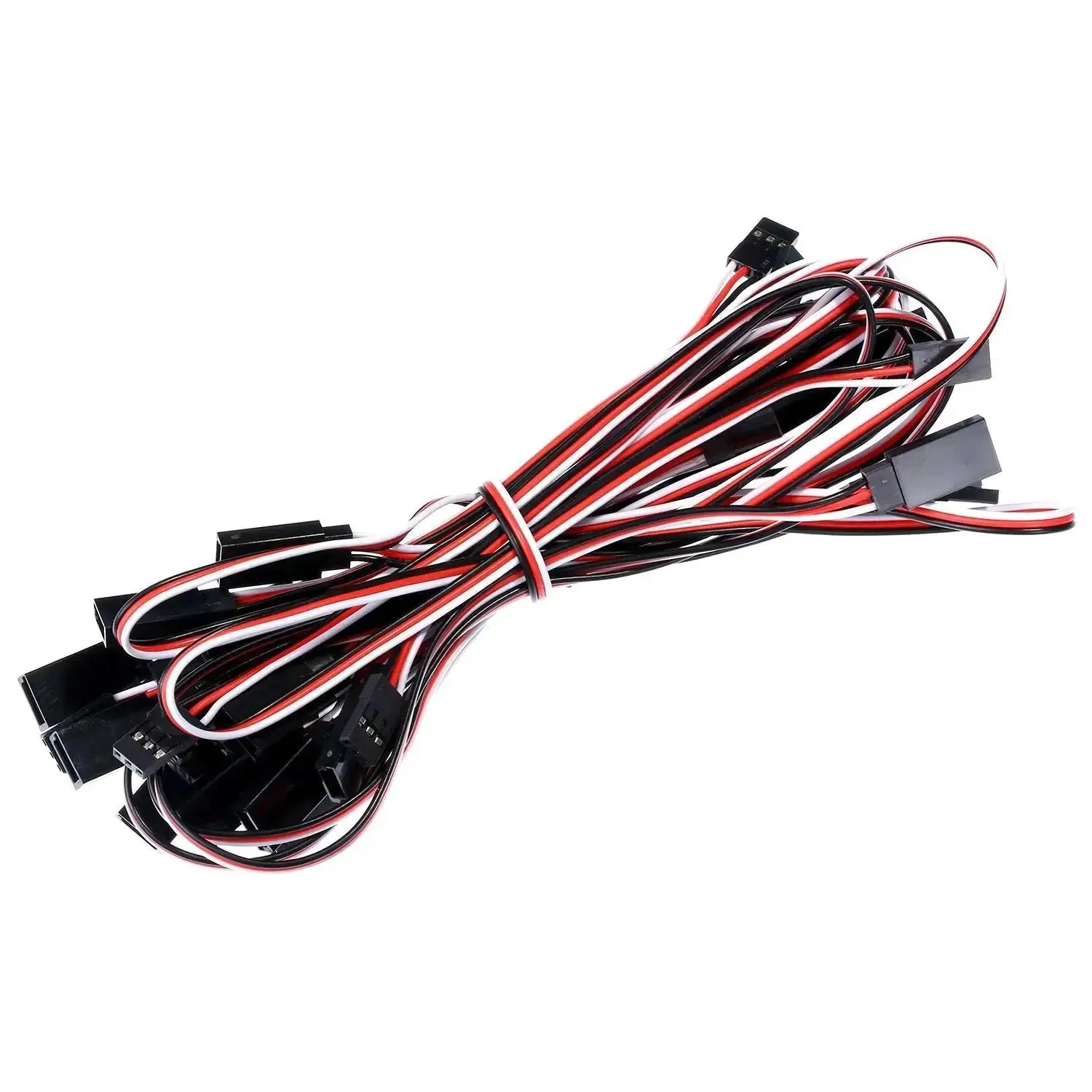 20 Piece 3 Pin Servo Extension Cables Female To Male RC Wiring Kit For Control Board And Remote Five Lengths Durable Servo Extension Wires For Various Projects - Image 2