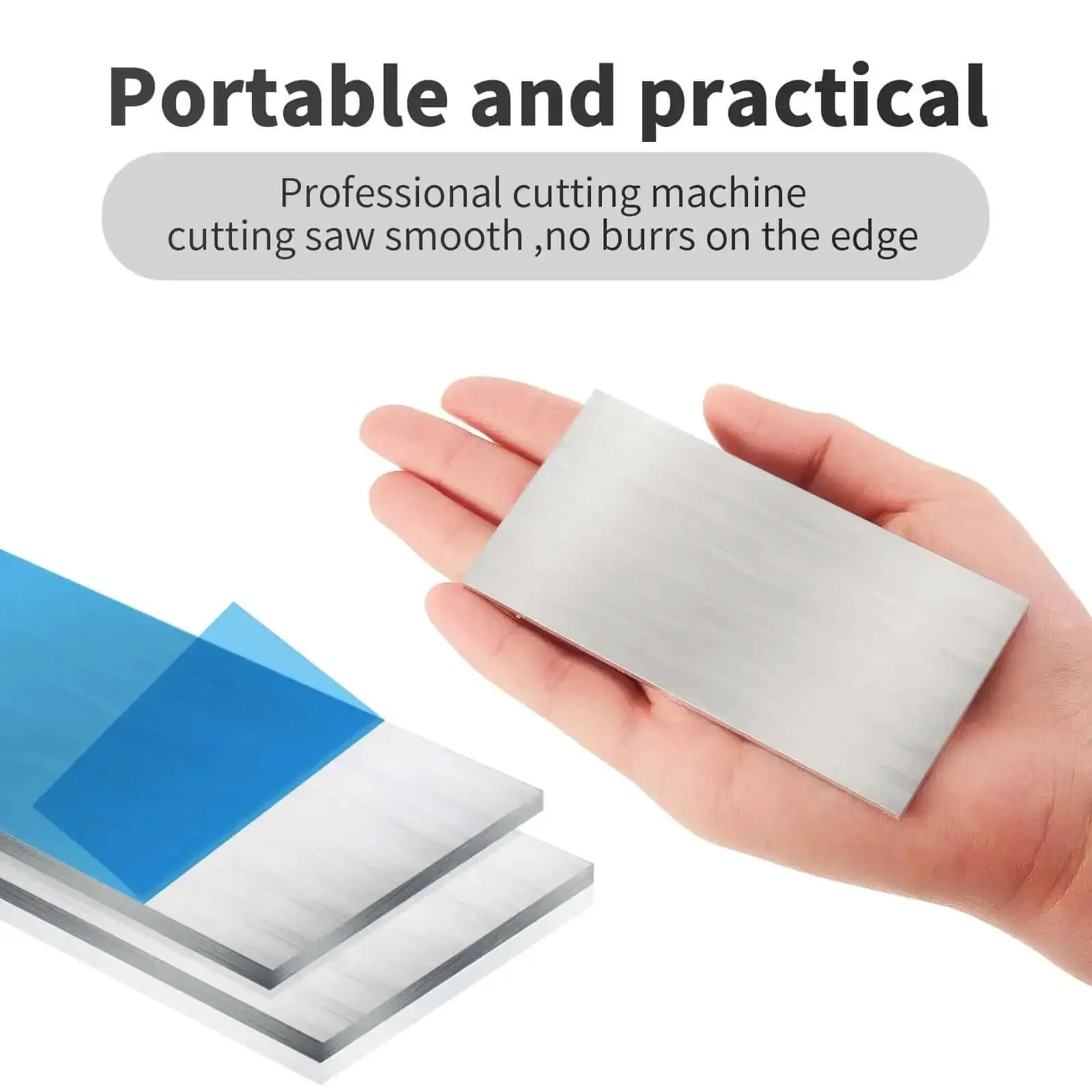 20 Piece Aluminum Welding Plates 2 By 4 Inch One Eighth Inch Thick For TIG MIG Arc Welding Practice Sheets Heat Sink Blocks For Gearhead DIY Metal Fabrication Projects - Image 5