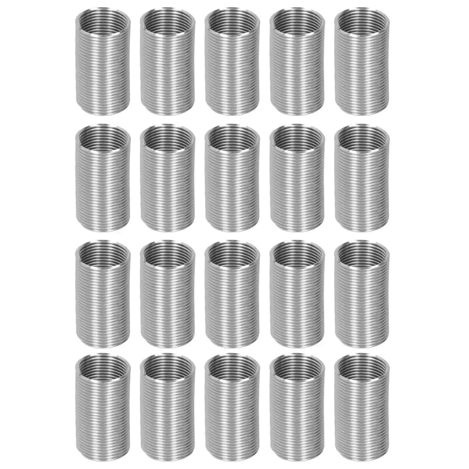 20 Piece Helicoil Thread Repair Kit M14 Thread Inserts In Various Lengths For 14mm Threads Heavy Duty Stainless Steel Coiled Inserts For Auto Machinery Hydraulic Equipment And Furniture