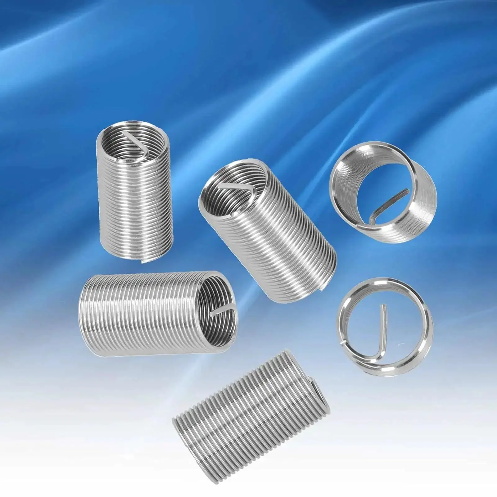 20 Piece Helicoil Thread Repair Kit M14 Thread Inserts In Various Lengths For 14mm Threads Heavy Duty Stainless Steel Coiled Inserts For Auto Machinery Hydraulic Equipment And Furniture - Image 3