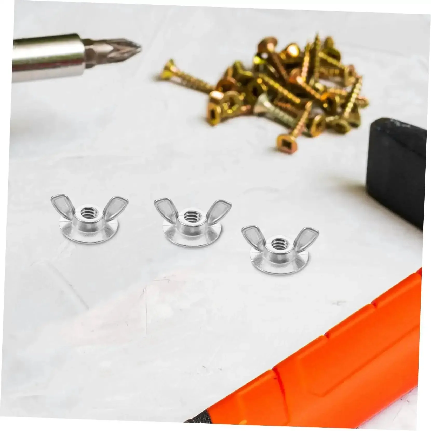 20 Piece Stainless Steel Wing Nut Set For Hurricane Shutter Fasteners With Scuba Backplate Bolts And Wing Nut Driver For Easy Installation And Maintenance Of Storm Panels - Image 2
