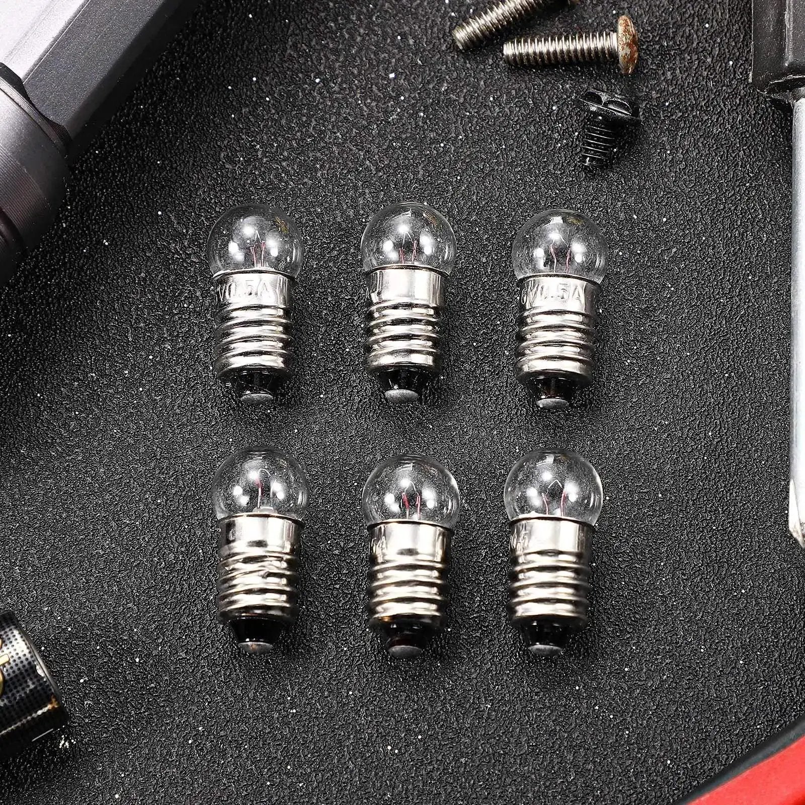 20 Pieces E10 Miniature Light Bulbs Replacement For DIY Circuits And Experiments 3.8V 0.3A Tiny Screw Base Lamps With Sockets Dope For Lab Projects Educational Displays Flashlights And Electrical Experiments - Image 4