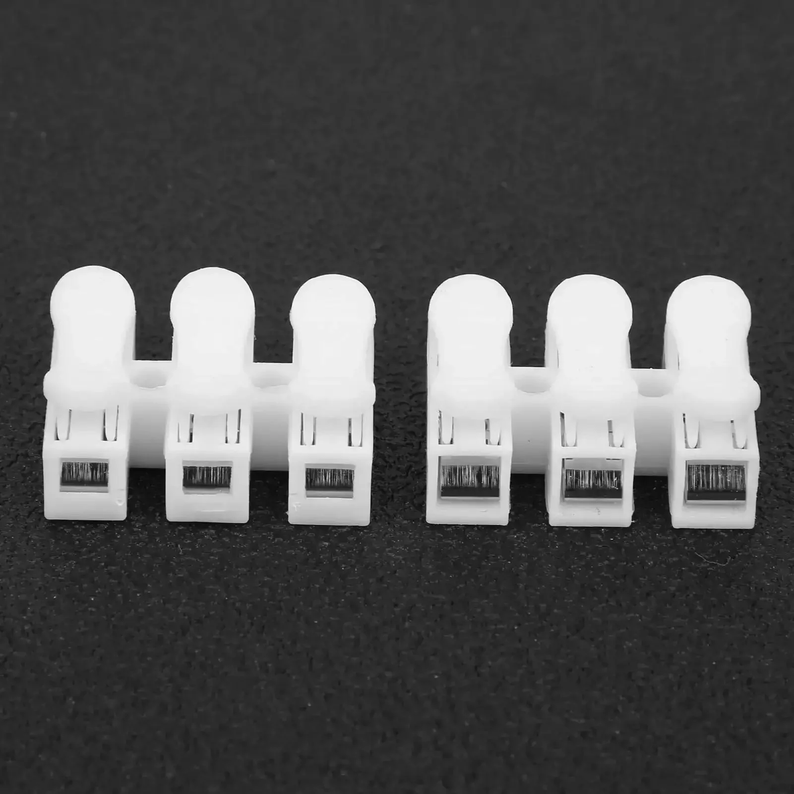 200 Pack Quick Connector Cable Clamps Terminal Block Wire Press Springs For Electric Motors And Electrical Projects, Easy 3 Step Assembly, No Drilling Required, Safe Reliable Connections - Image 2