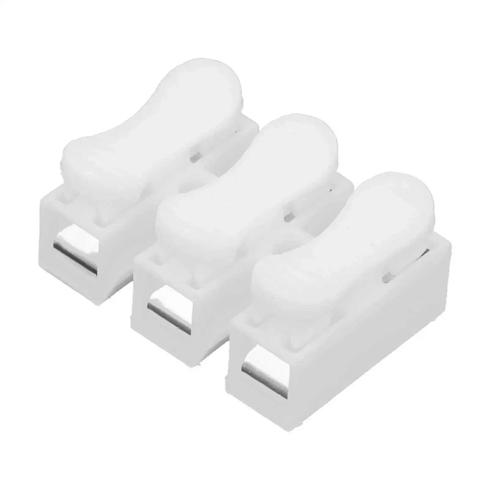 200 Pack Quick Connector Cable Clamps Terminal Block Wire Press Springs For Electric Motors And Electrical Projects, Easy 3 Step Assembly, No Drilling Required, Safe Reliable Connections - Image 3