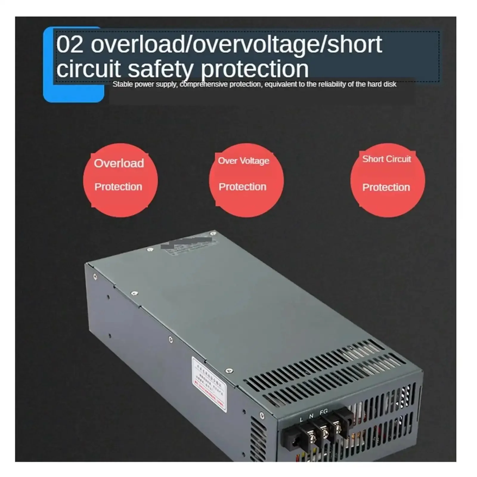 2000W Adjustable CC CV Switching Power Supply With Wide Voltage Range From 12V To 110V 0 To 150A Display Powerhouse Bench Power Supply For Electronics DIY And Workshop - Image 4