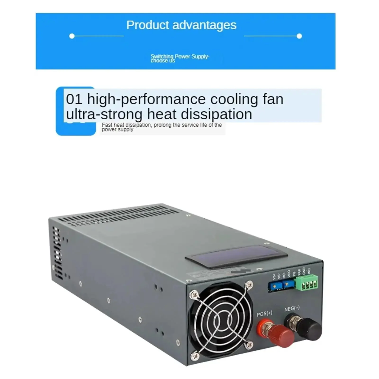 2000W Adjustable CC CV Switching Power Supply With Wide Voltage Range From 12V To 110V 0 To 150A Display Powerhouse Bench Power Supply For Electronics DIY And Workshop - Image 5