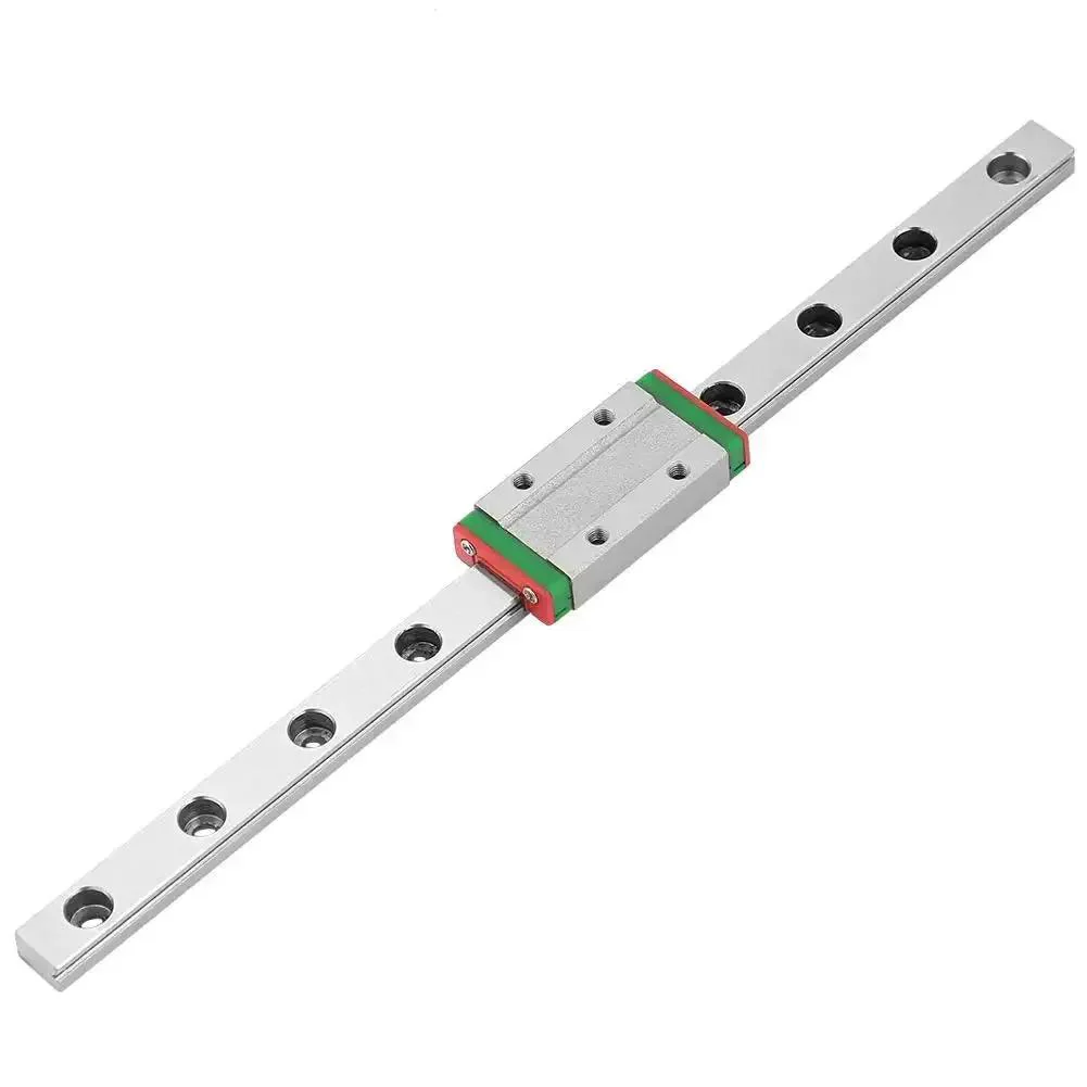 200mm Linear Guide Rail With Slide Block 9mm Wide Linear Motion Rail For Precision Equipment And Automation 4 Point Contact Design Delivers High Rigidity Ultra Smooth Travel Tight Tolerances And Reliable Positioning