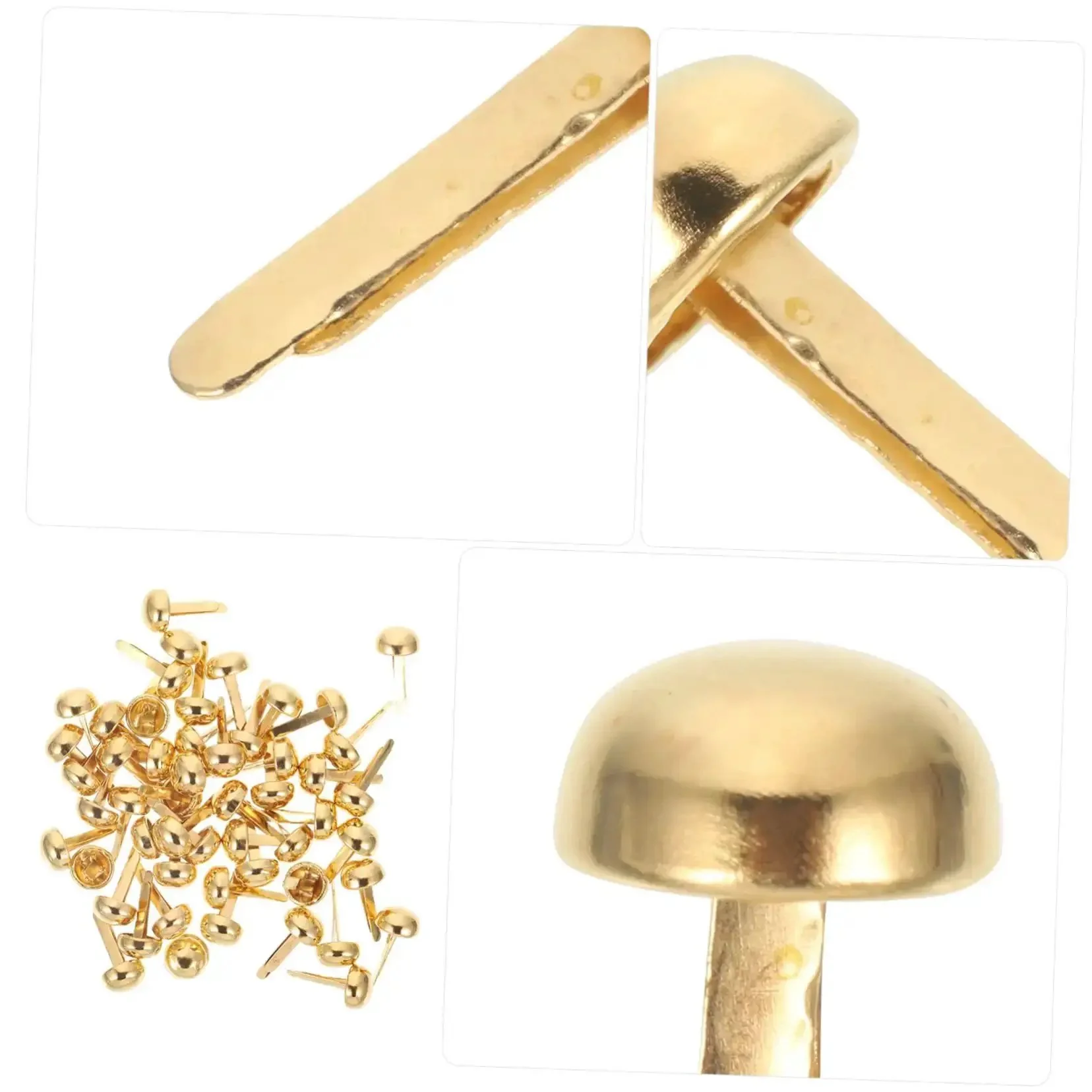 200Pcs Miniature Nails Tacks Pins Brads For Paper Crafts Scrapbooking Fasteners For Diy Projects Jewelry Box Nails Panel Assortment Set For Card Making Gift Boxes And Home Decor - Image 5