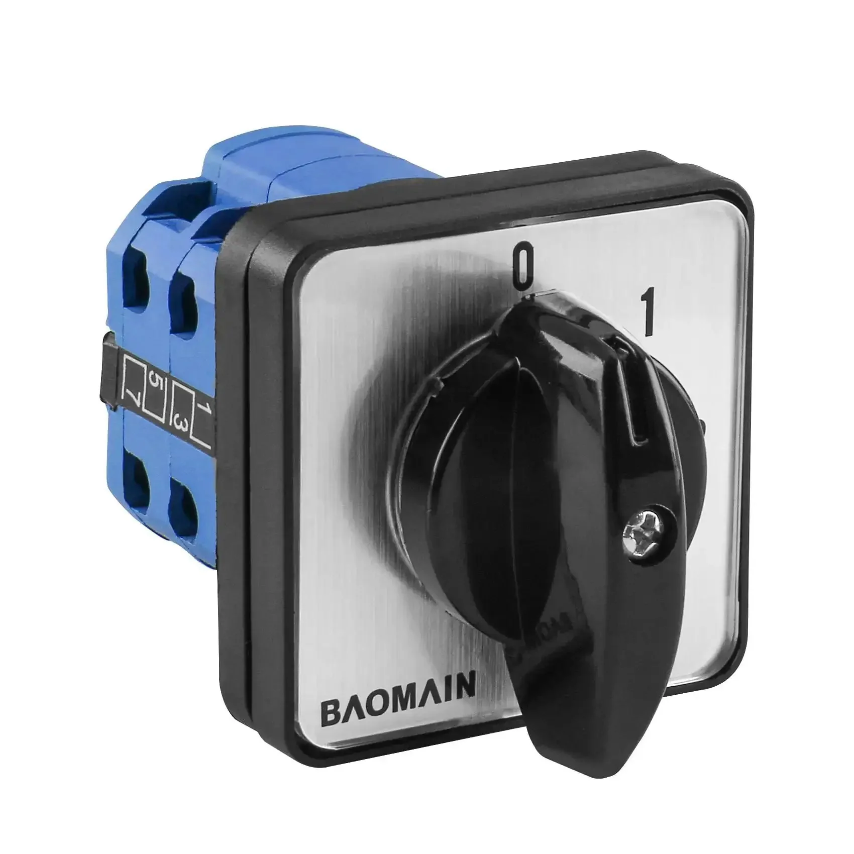 20A 660V Cam Changeover Switch With 5 Position Rotary Selector, 8 Terminals, SZW26-20/0-4.2, Heavy Duty Motor Control And Power Distribution For Industrial Panels