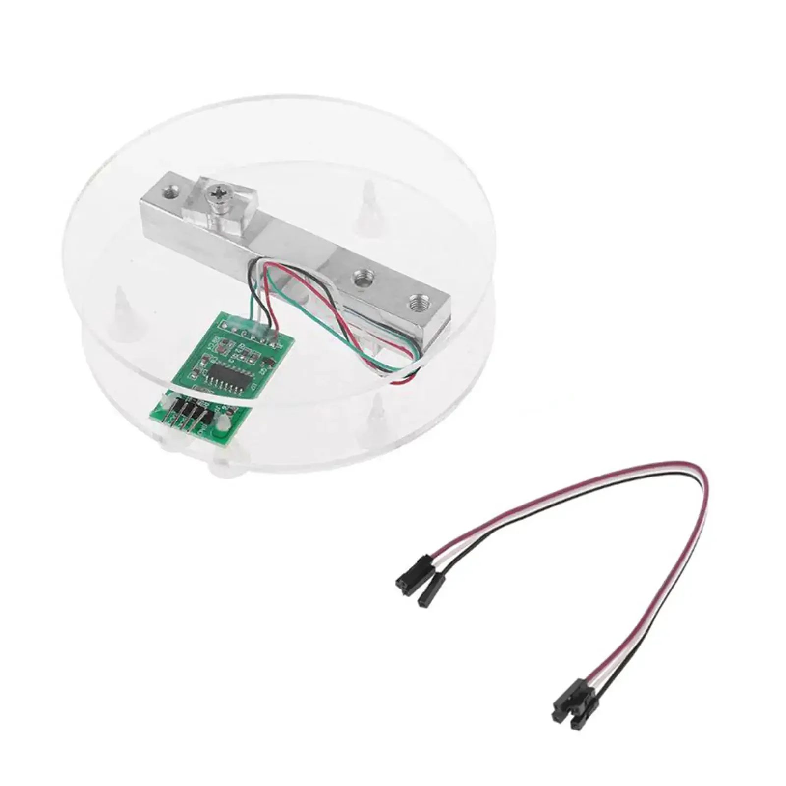20Kg Digital Load Cell Weight Sensor With HX711 ADC Breakout Module For Arduino And Raspberry Pi Projects, DIY Portable Kitchen Scale Kit, Pro Grade Accuracy And High Precision Weight Measurement For Home Lab And Industrial Hobbyists