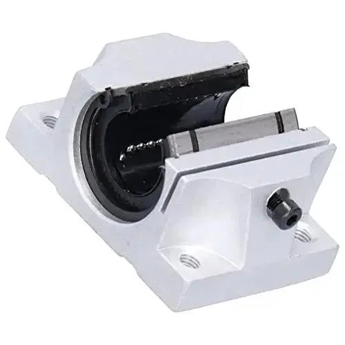 20Mm Bore Linear Ball Bearing Slide Block For Linear Guide Rails, Smooth Glide, Precise Motion, 68Mm Long By 51Mm Wide By 31Mm High, Heavy Duty Slider Block With 20Mm Bore Dia - Image 2