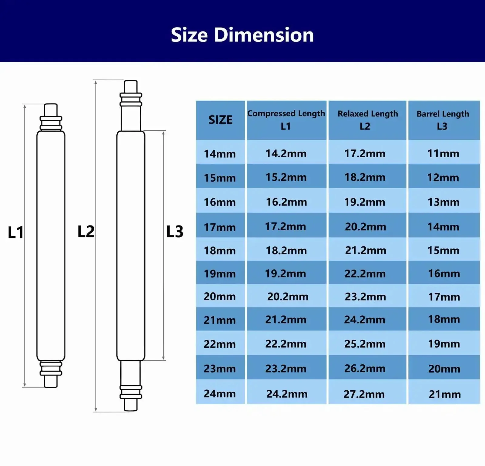 20Mm Watch Band Spring Bars And Pins, Solid Stainless Steel, Double Flange Quick Release Connectors For Traditional And Smart Watches, Fits 8Mm To 16Mm Lug Widths, Easy Insertion And Removal - Image 4