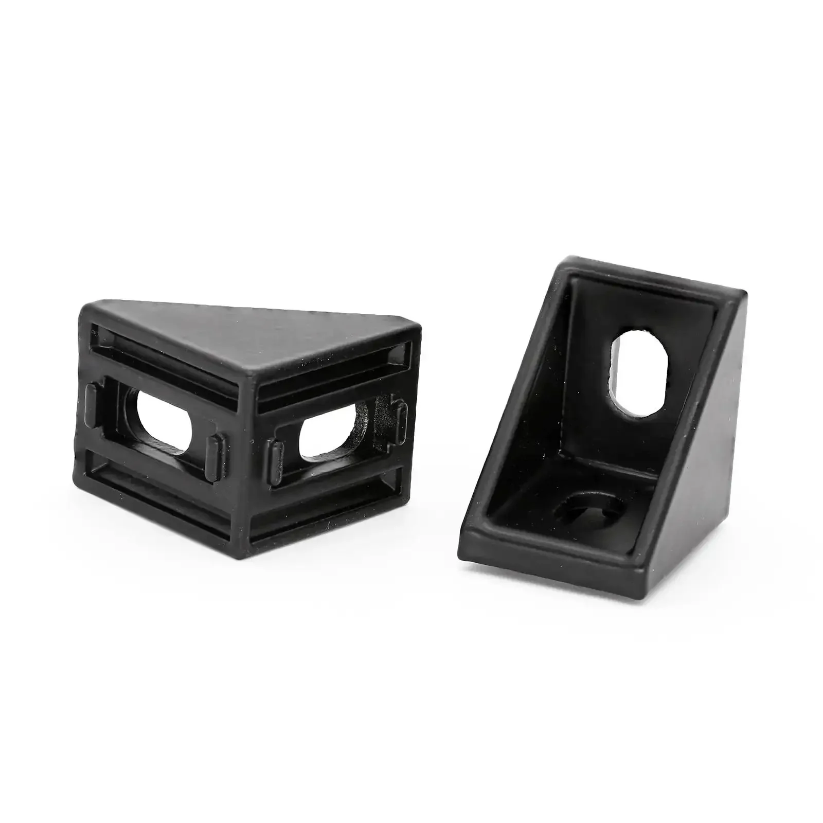 20Pcs 1010 Aluminum Extrusion Corner Brackets With Screws For 1x1 Inch Profile Black Finish Heavy Duty Connector Set For 10 Series Rails And DIY Builds - Image 4