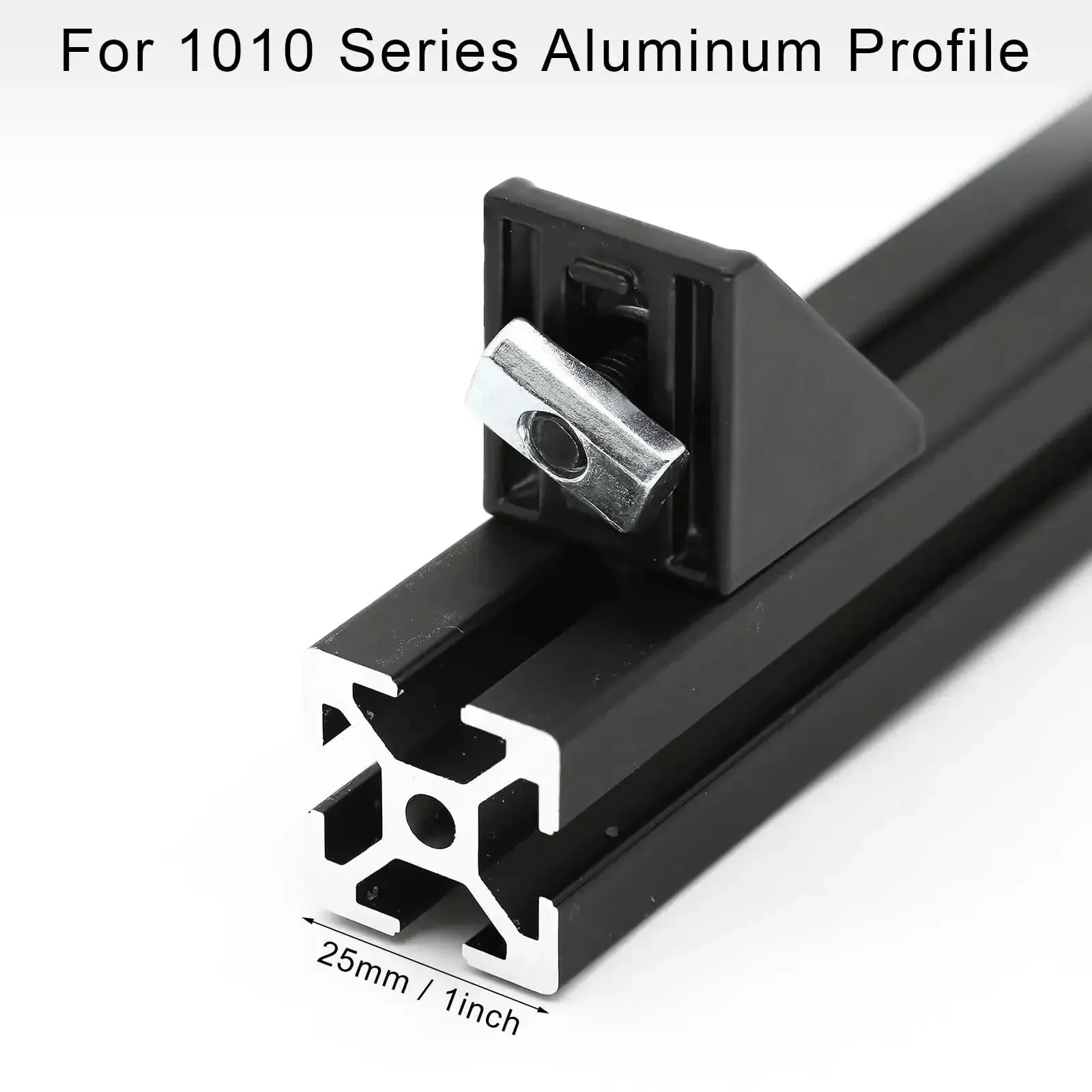 20Pcs 1010 Aluminum Extrusion Corner Brackets With Screws For 1x1 Inch Profile Black Finish Heavy Duty Connector Set For 10 Series Rails And DIY Builds - Image 7