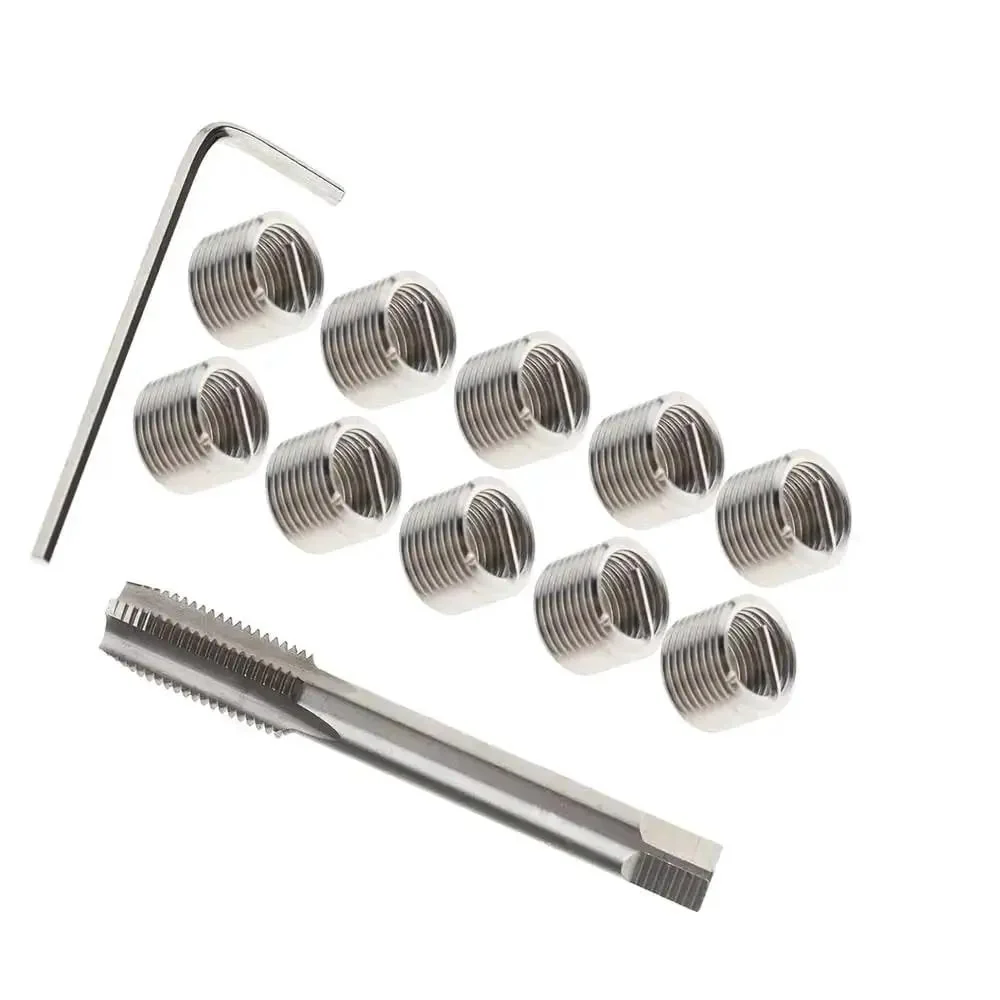 20Pcs Thread Repair Kit M10x1.5mm With Thread Inserts And Helicoil Insertion Tool, Drill, Tap, And Hand Tools For Fixing Stripped Threads On Autos, Machinery, And DIY Projects - Image 6