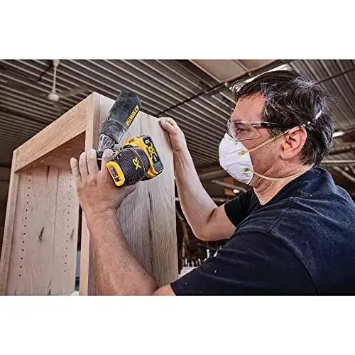 20V Max Brushless Orbital Sander Tool Only With Variable Speed Control 8000 To 12000 OPM Low Profile Body For Close Work Replaceable 8-Hole Hook And Loop Sanding Pad - Image 5