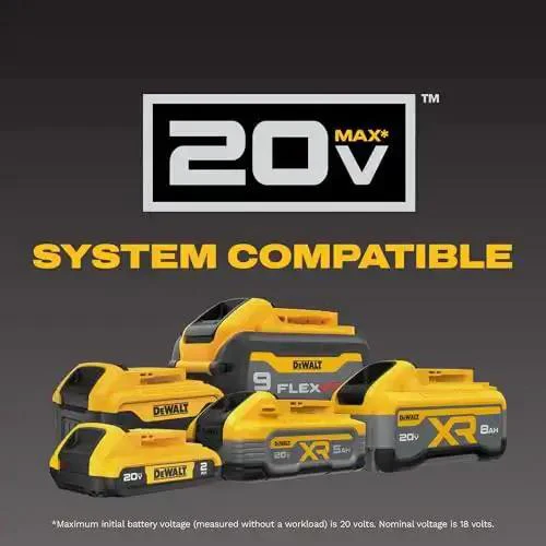 20V Max Cordless Drill And Impact Driver Combo Kit With Brushless Motors Compact 7.6 Inch Design Ergonomic Grip Includes 2 Batteries Charger And Bag Bright LED Work Light For Tight Spaces Ideal For DIY And Professional Projects - Image 3