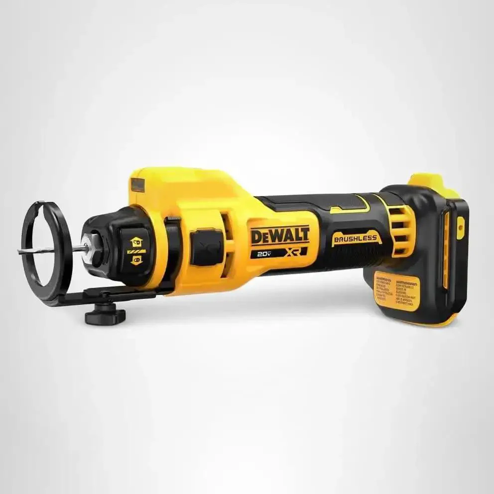 20V Max XR Brushless Drywall Cutout Tool Tool Only No Wrench Bit Changes LED Light 26,000 RPM for Fast Smooth Cuts Ideal For Pro DIYers And Renovations Built For Long-Lasting Tough Jobs DCE555B - Image 2