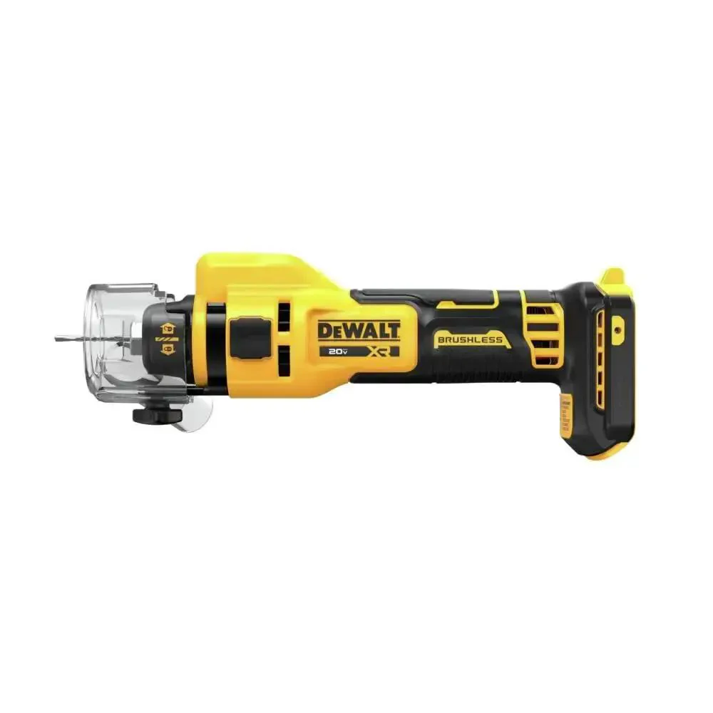 20V Max XR Brushless Drywall Cutout Tool Tool Only No Wrench Bit Changes LED Light 26,000 RPM for Fast Smooth Cuts Ideal For Pro DIYers And Renovations Built For Long-Lasting Tough Jobs DCE555B - Image 5