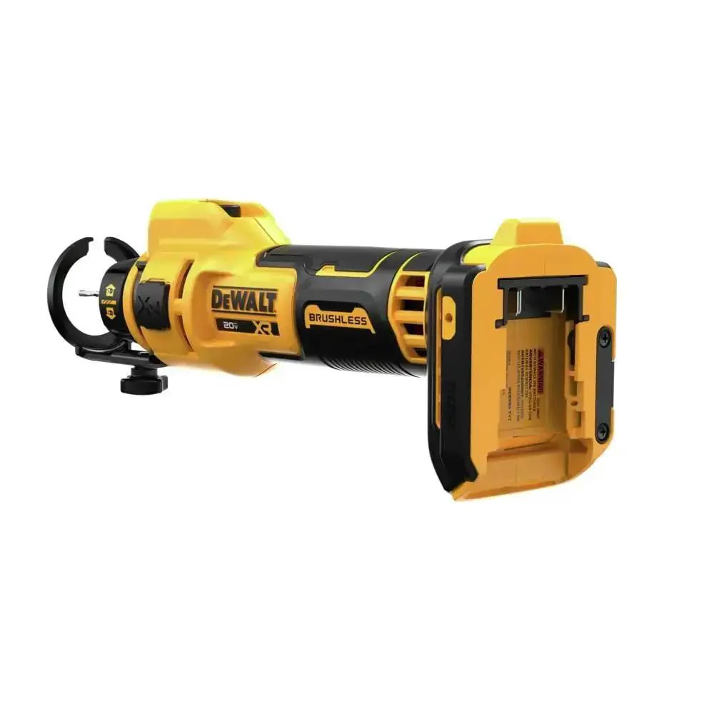 20V Max XR Brushless Drywall Cutout Tool Tool Only No Wrench Bit Changes LED Light 26,000 RPM for Fast Smooth Cuts Ideal For Pro DIYers And Renovations Built For Long-Lasting Tough Jobs DCE555B - Image 6