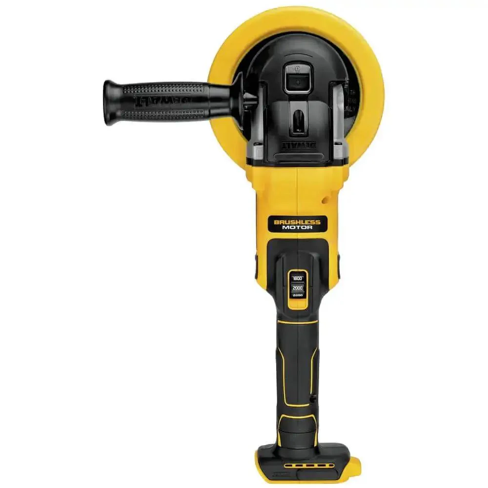 20V Max XR Cordless Polisher Rotary With Variable Speed Trigger, 7-Inch Pad (180 mm), Brushless Motor, Tool Only, Great For Finishing, Swirl-Free Shine, Quick Buffing For Auto Detailing - Image 2