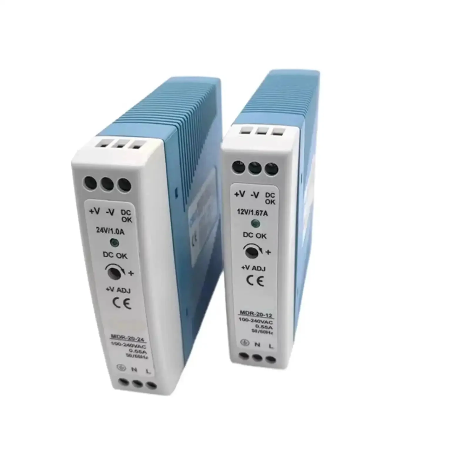 20W 24V DC DIN Rail Power Supply For LED Lighting, Industrial Switching Mode SMPS, DIN Rail Mounted LED Driver With 24V Output, Compact, Reliable, Easy Mounting For Control Panels And Commercial Lighting Fixtures - Image 4