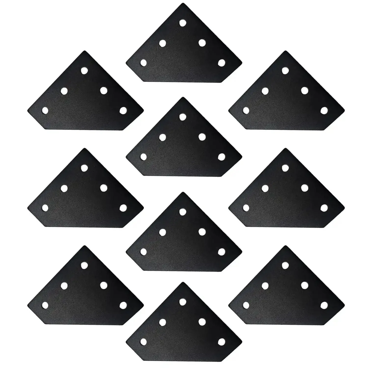 20x20mm Aluminum Extrusion Corner Bracket Kit L Shape 5 Hole Connector With 50 T Nuts 50 Screws And Wrench For 2020 Series Profile Diy Projects Made Easy - Image 2