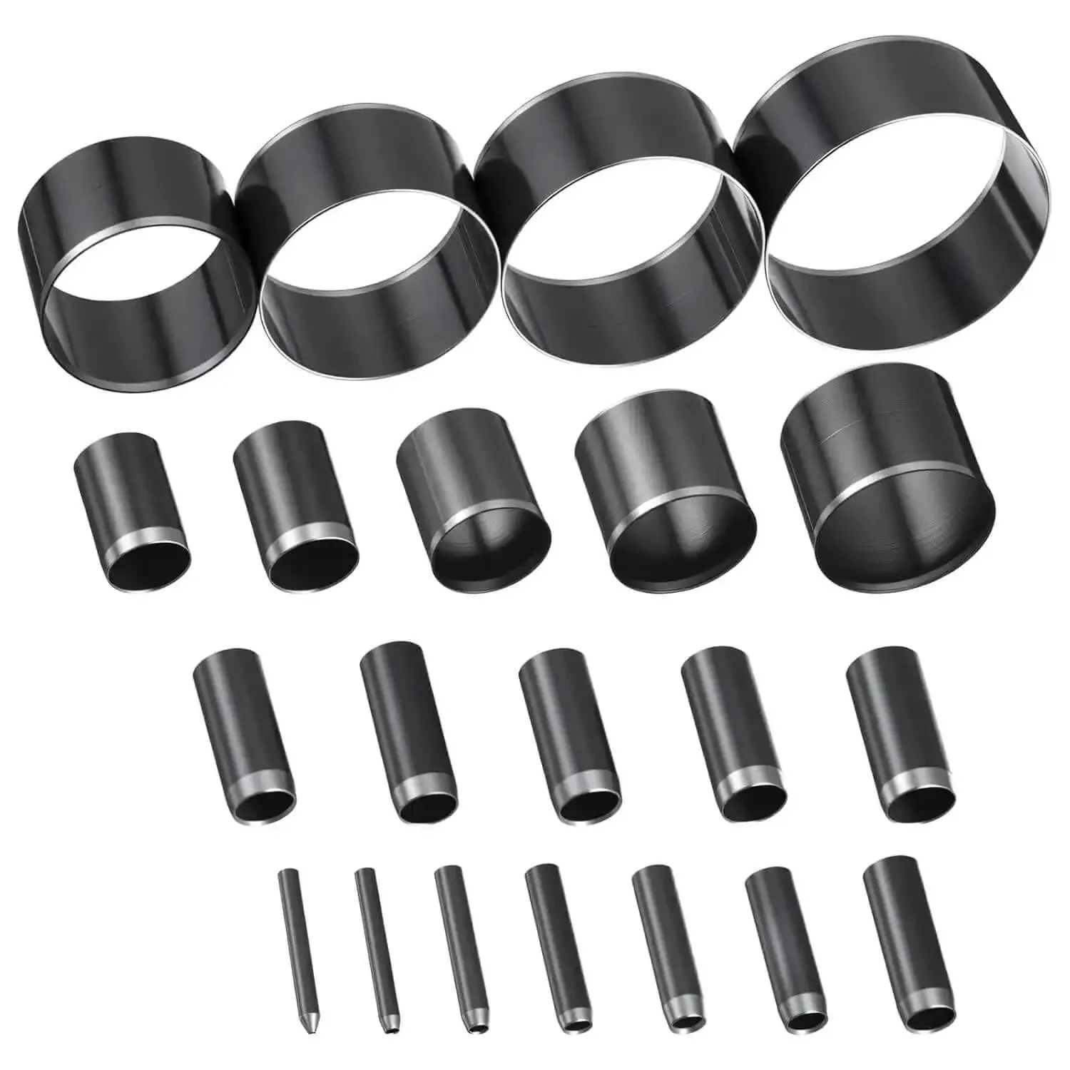 21 Piece Leather Circle Cutter Set Pro Grade Circle Punch Kit 1mm To 55mm With High Carbon Steel Round Cutting Dies For Diy Leather Crafts And Precise Hole Punching