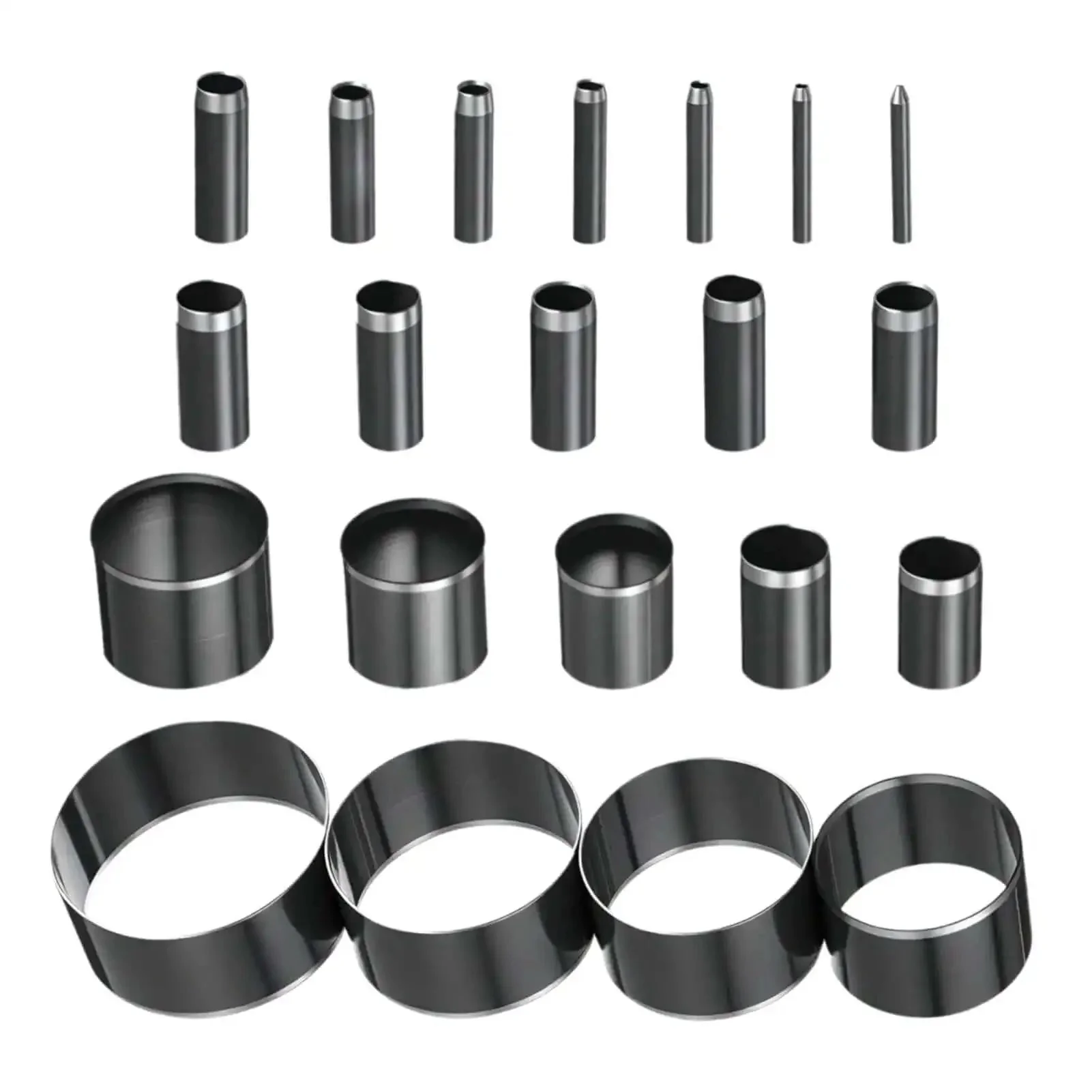 21 Piece Leather Circle Cutter Set Pro Grade Circle Punch Kit 1mm To 55mm With High Carbon Steel Round Cutting Dies For Diy Leather Crafts And Precise Hole Punching - Image 2