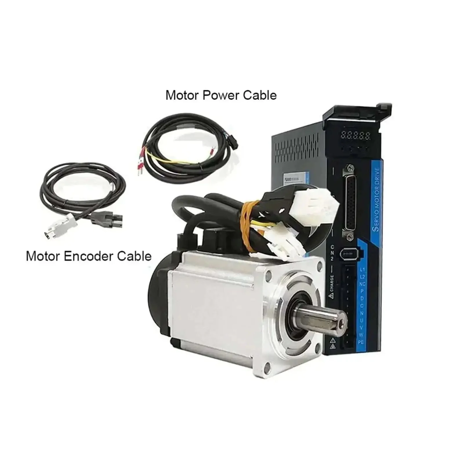220V AC Servo Starter Kit With 1.8KW Brake, 80 110 130mm Flange Industrial Servo Motors, 23Bit Absolute Encoder, Multi Pulse 23Bit, Magnetic Encoder For High Precision Automation And Smooth Motion - Image 6